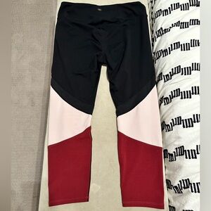Gaiam athletic capri pants , color block